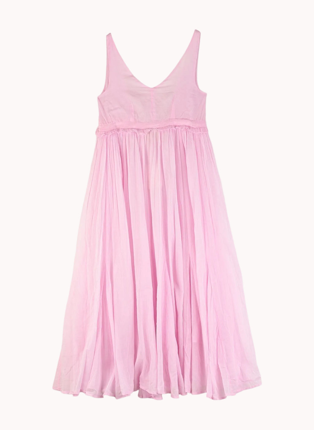 Vestido Maxi de Alças Gaia Blush