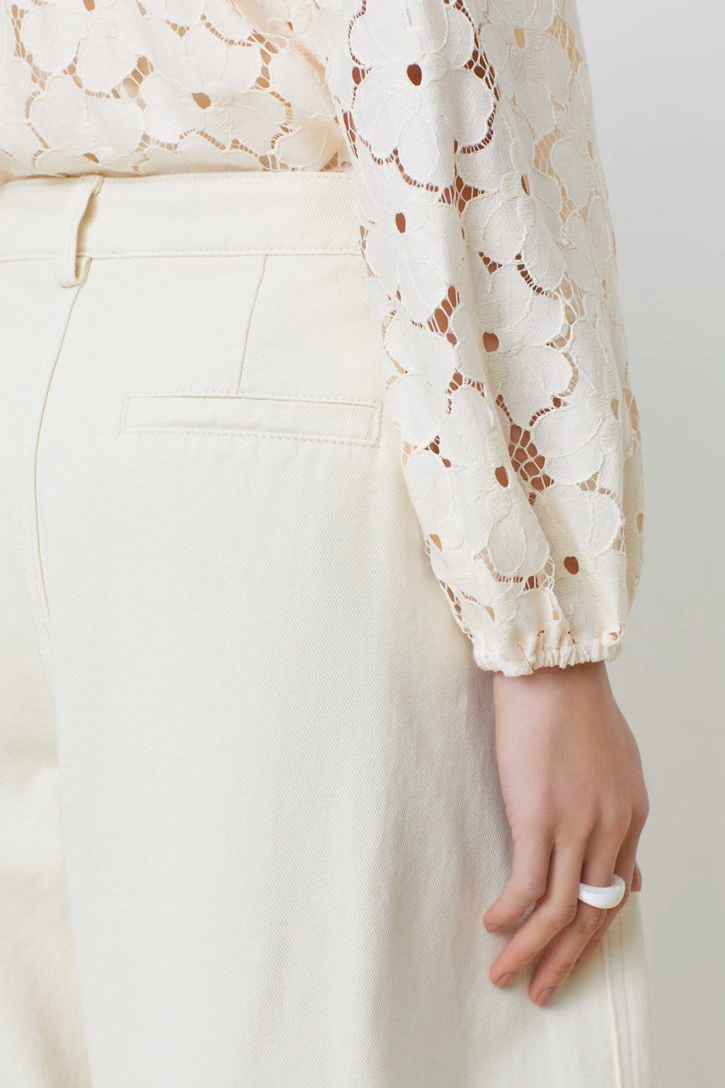 Jeans Cru Creme
