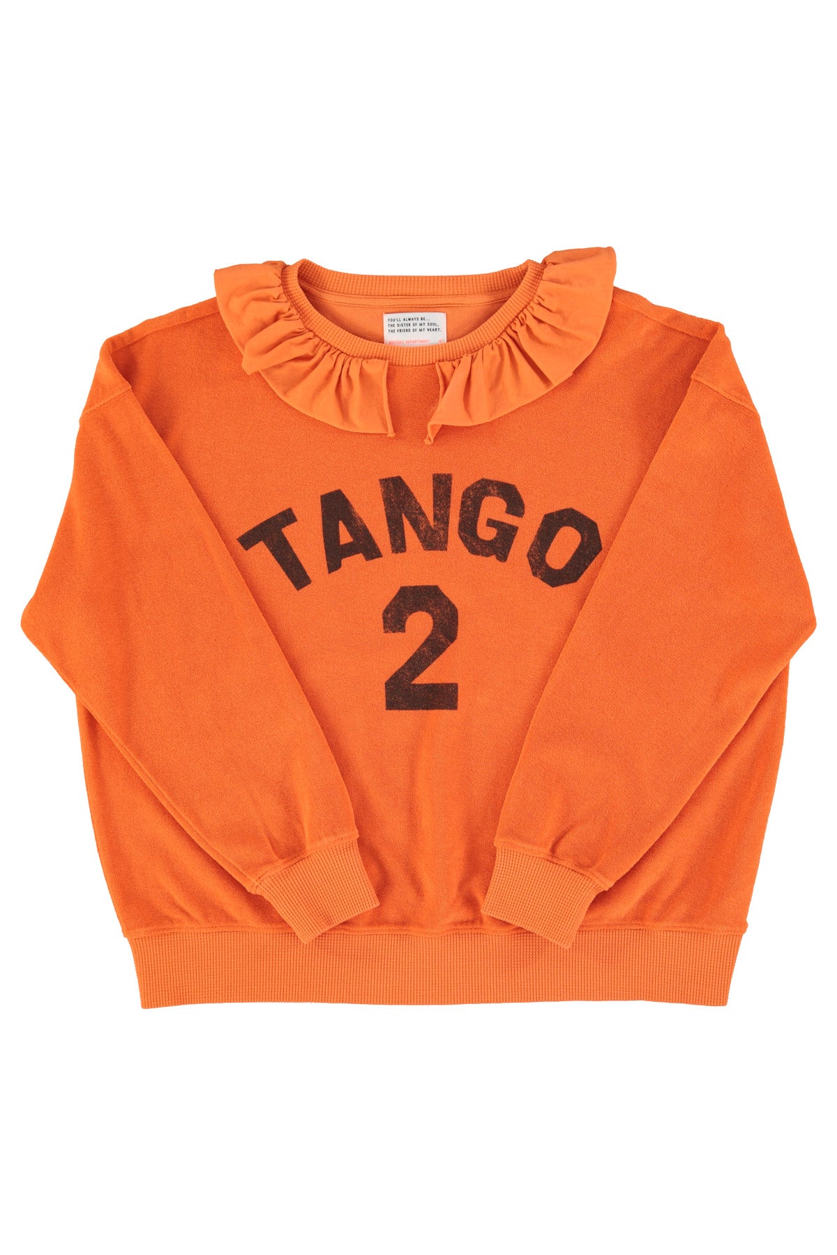 Sudadera Con Cuello Peter Pan Naranja "2 Tango"