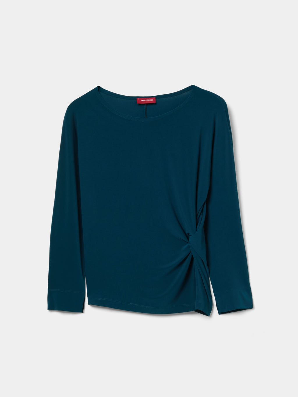 Blusa con fruncido lateral