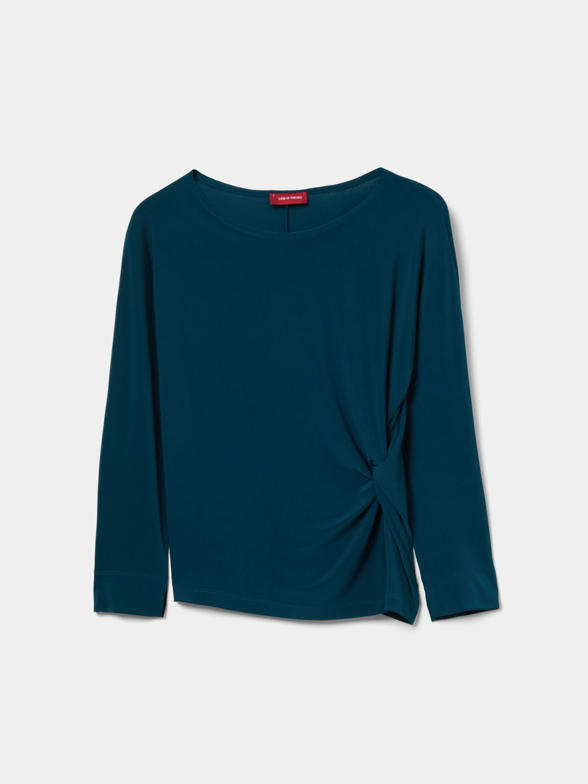 Blusa con fruncido lateral