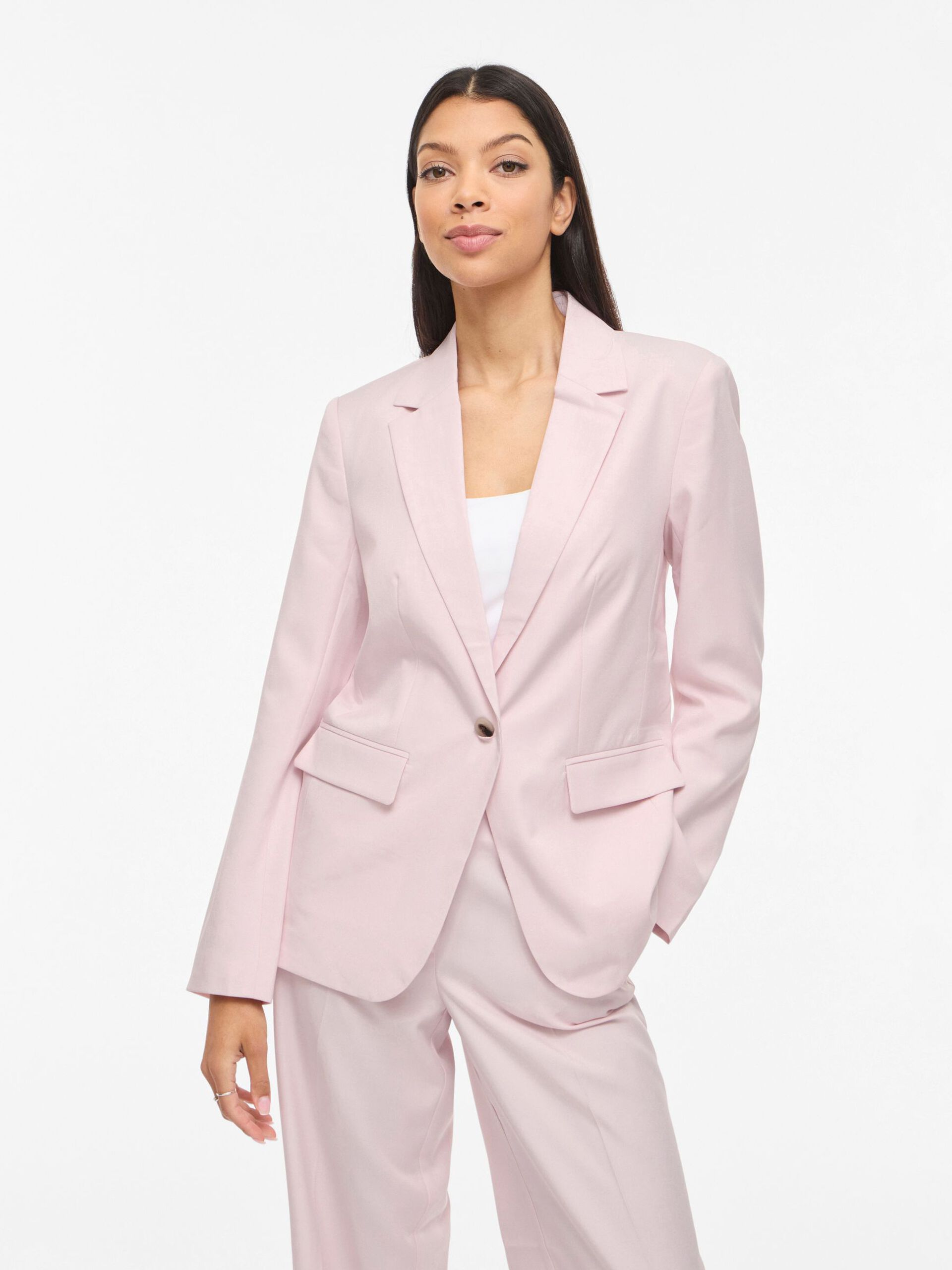 Blazer Vikemba Manga Larga Rosa Palo