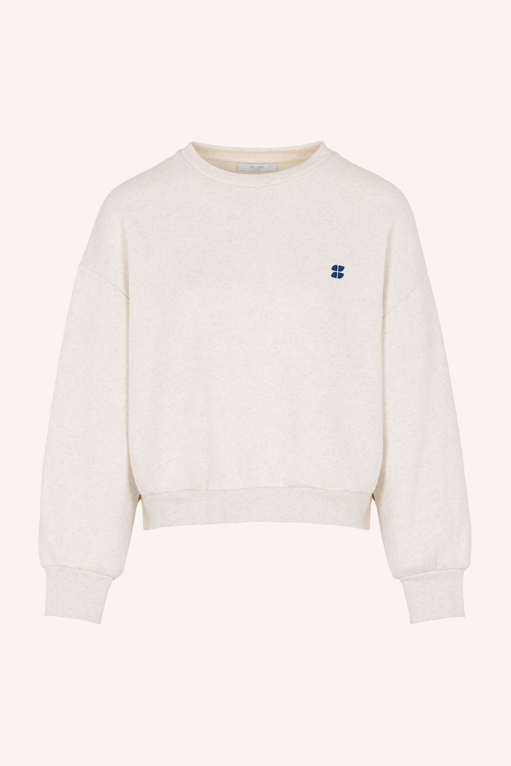 Sudadera Logo Bibi Beige Perlado