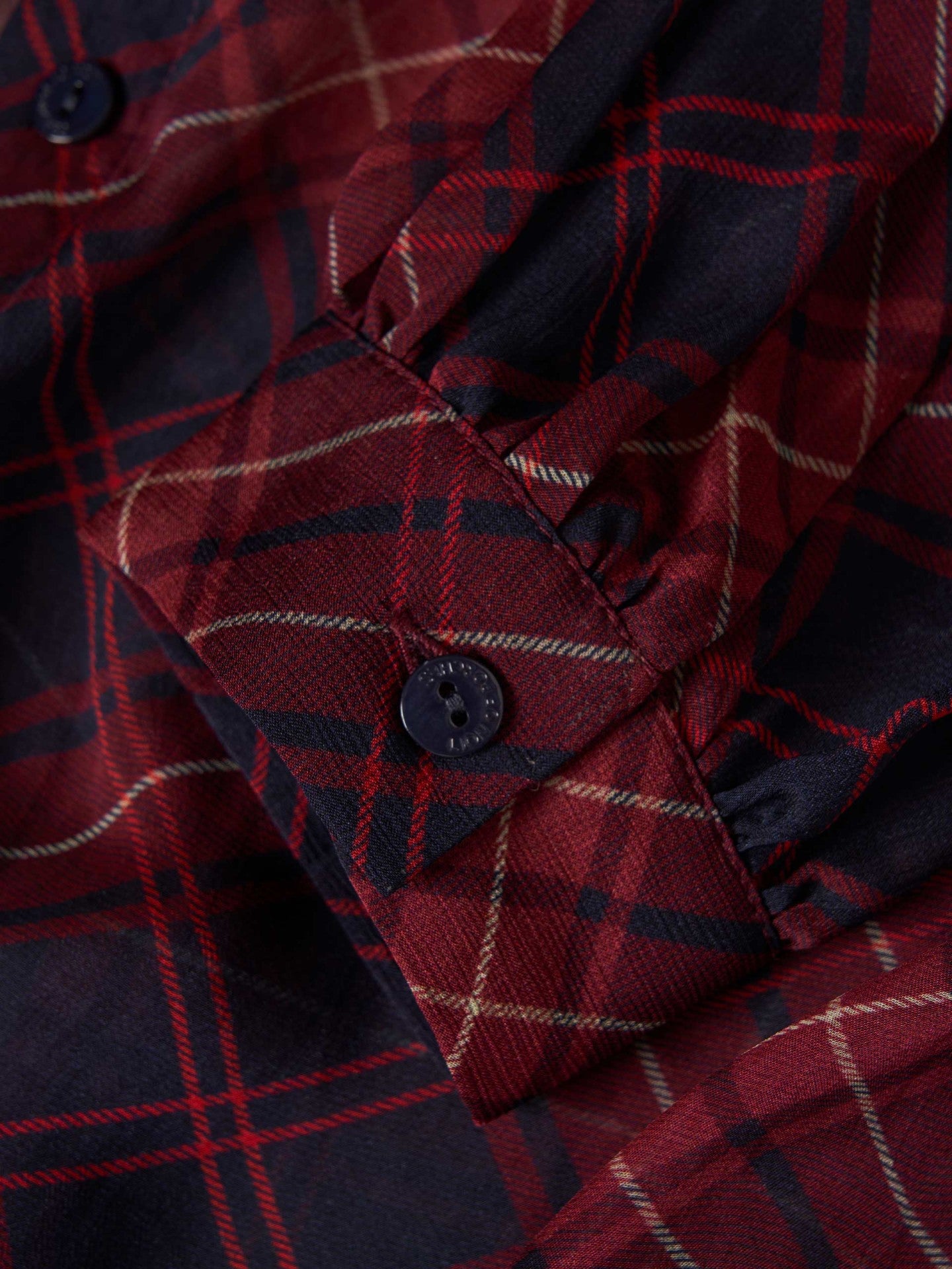 Camisa Cuadros Semitransparente