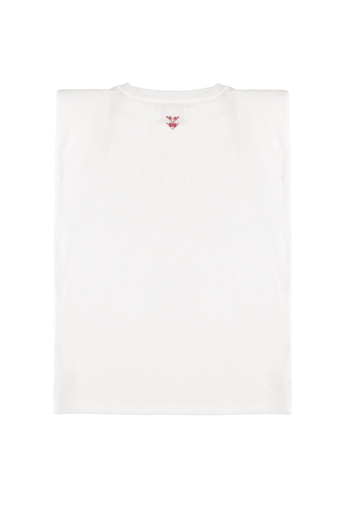 Camiseta sin mangas con hombreras