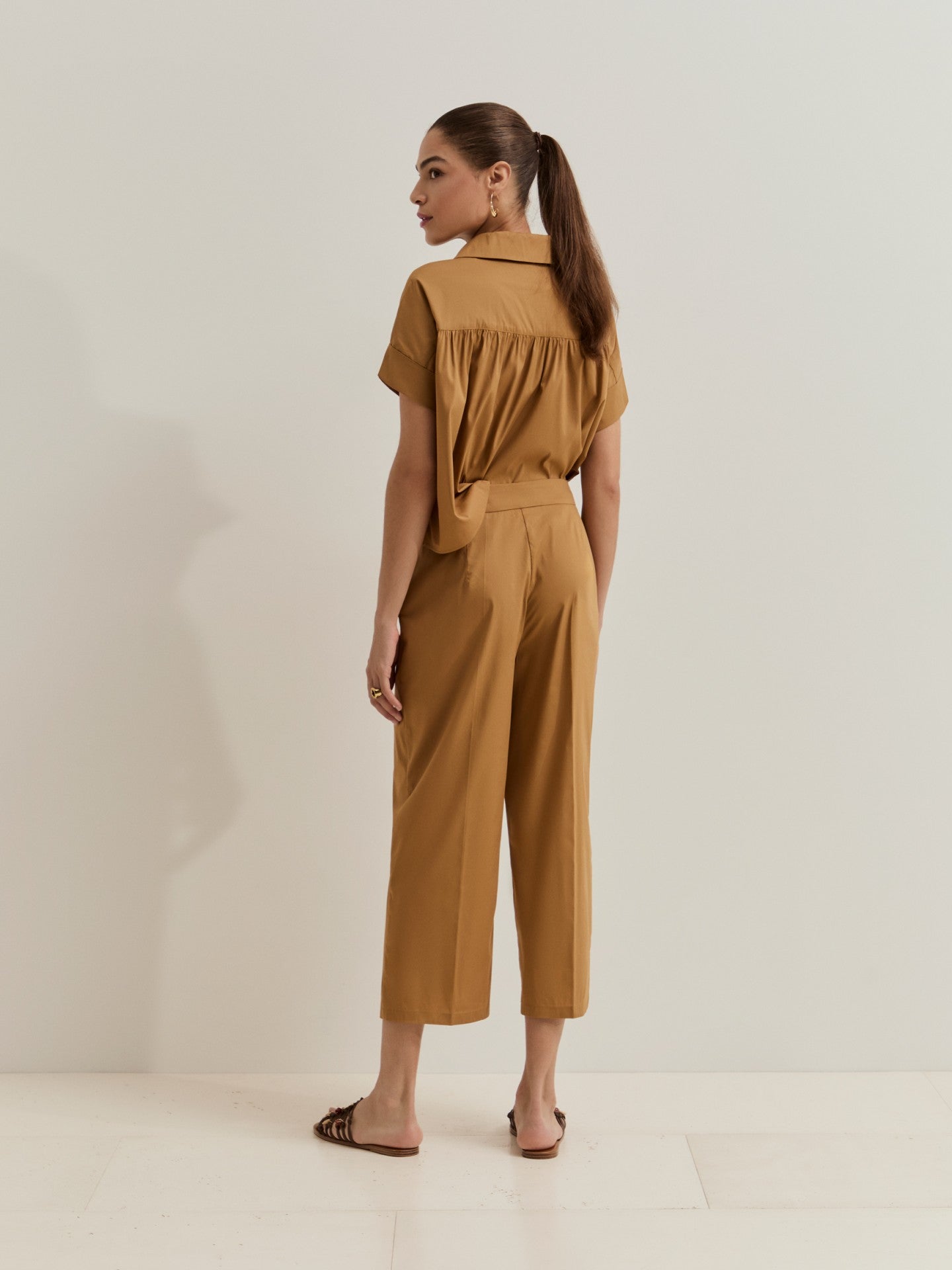 Pantalones Pierna Ancha Camel LP007150.179