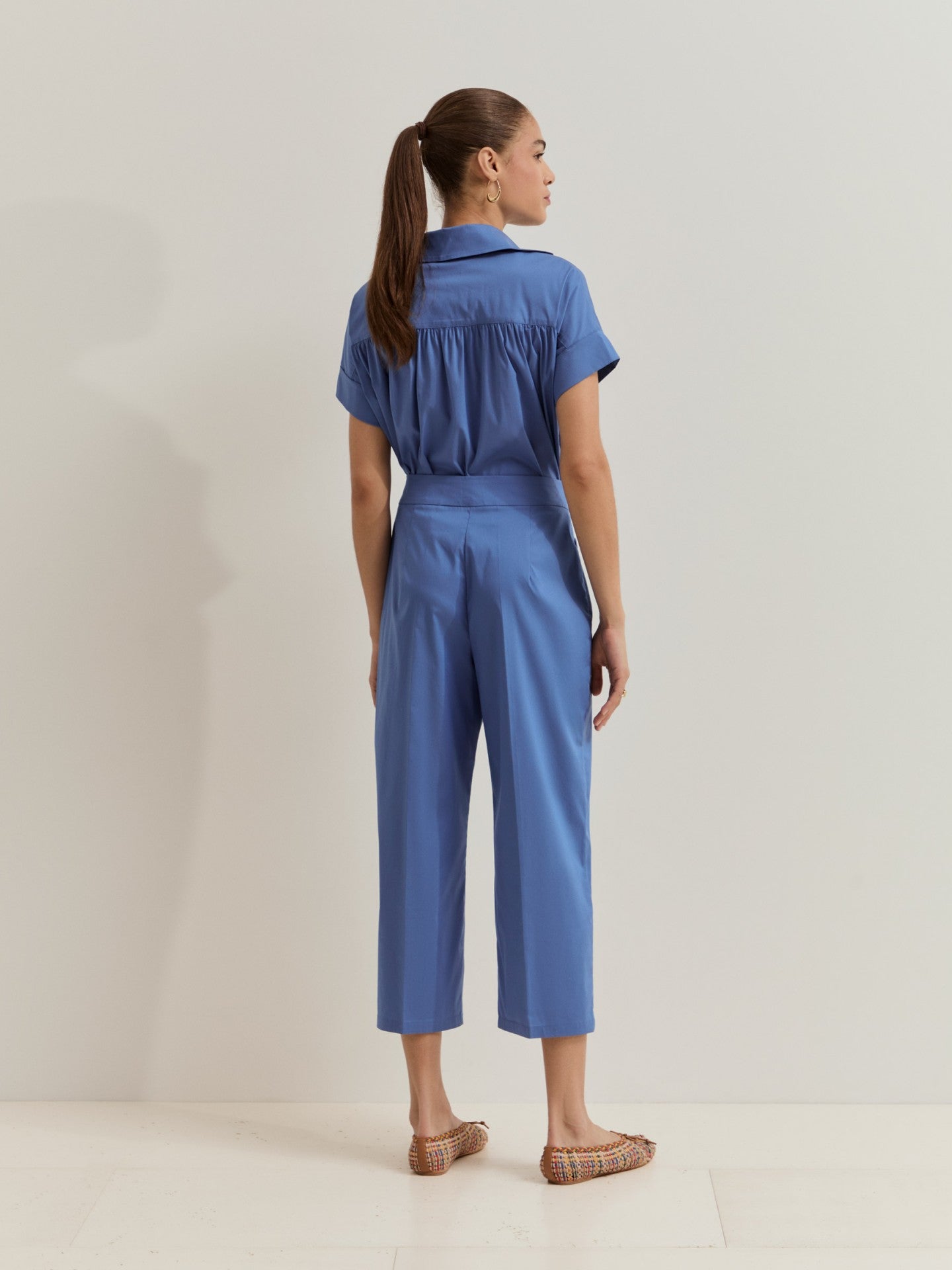 Blusa de Manga Corta Azul LP007149.563