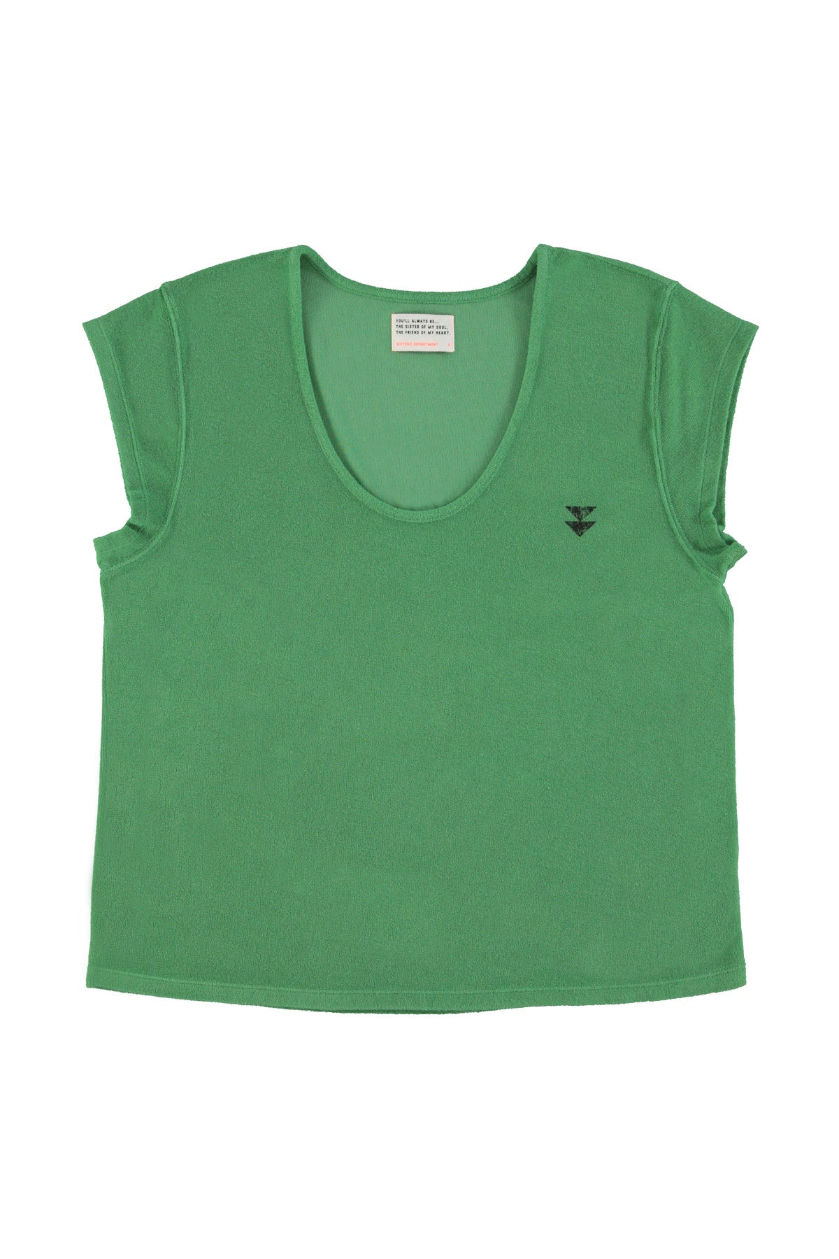 Camiseta de Manga Corta Cuello Redondo Verde "2 Tango"