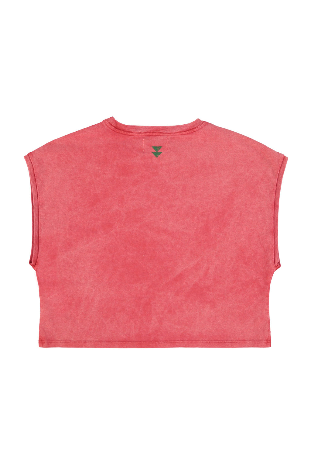 Camiseta/Top Sin Mangas Cuello Redondo Coral "Dance Club"