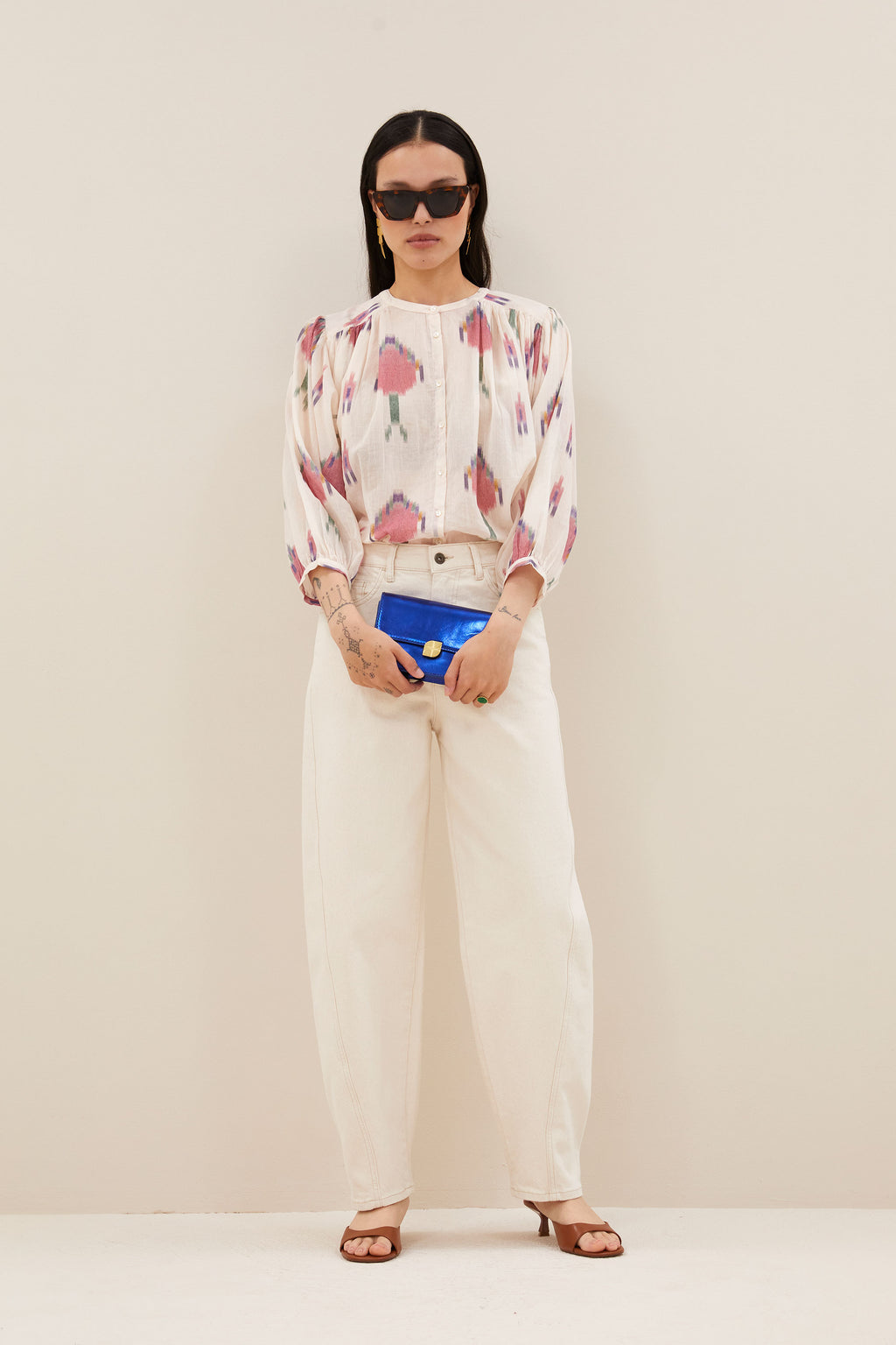 Blusa Becky Estampado Ikat