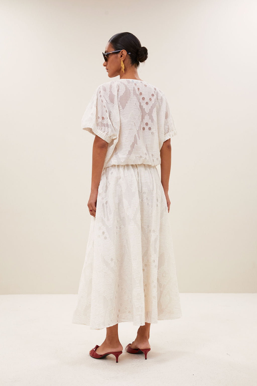 Blusa Mabel Mist Crema