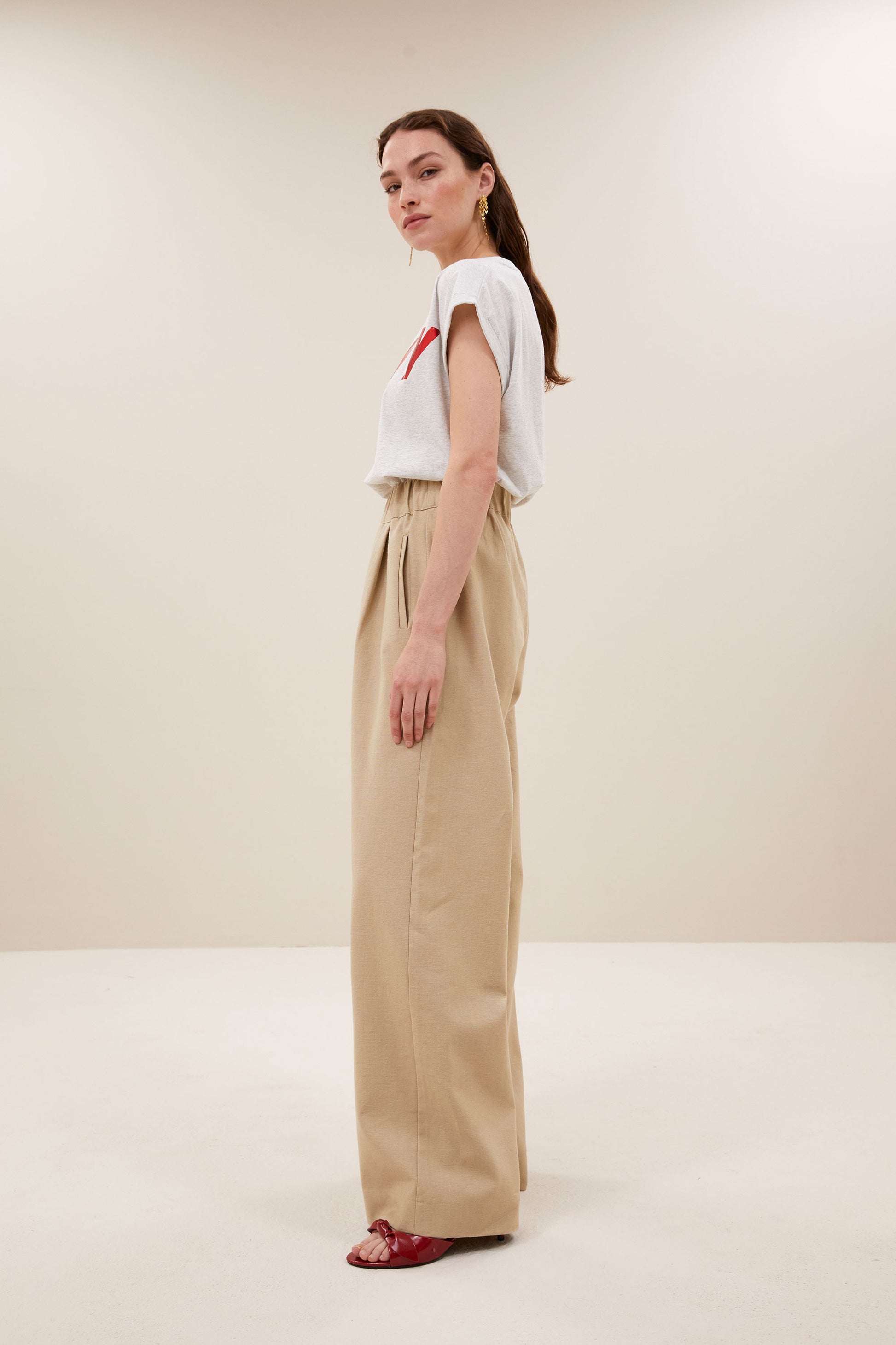 Top Estampado Tobi Speed Gris Claro Perlado