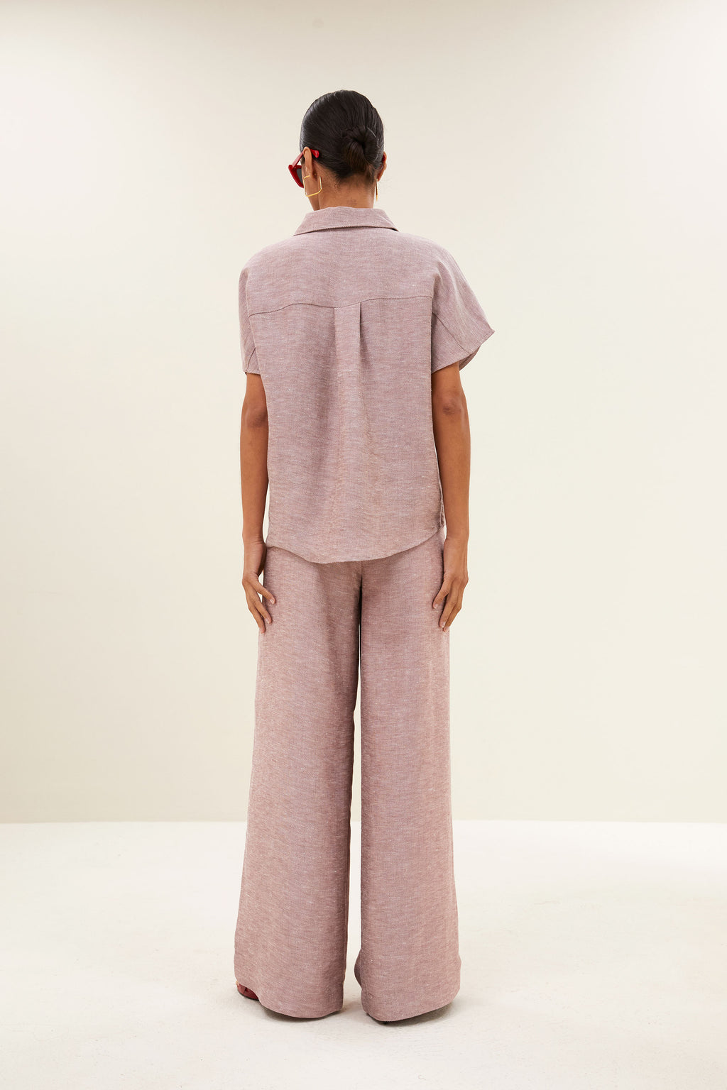 Pantalones Celin Gloss Rosa Suave
