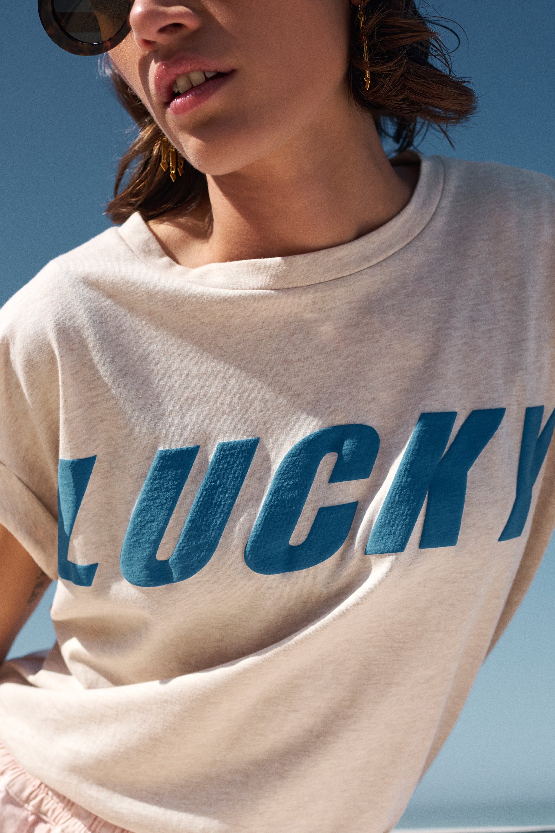 Top Tobi Speed Beige Perlado