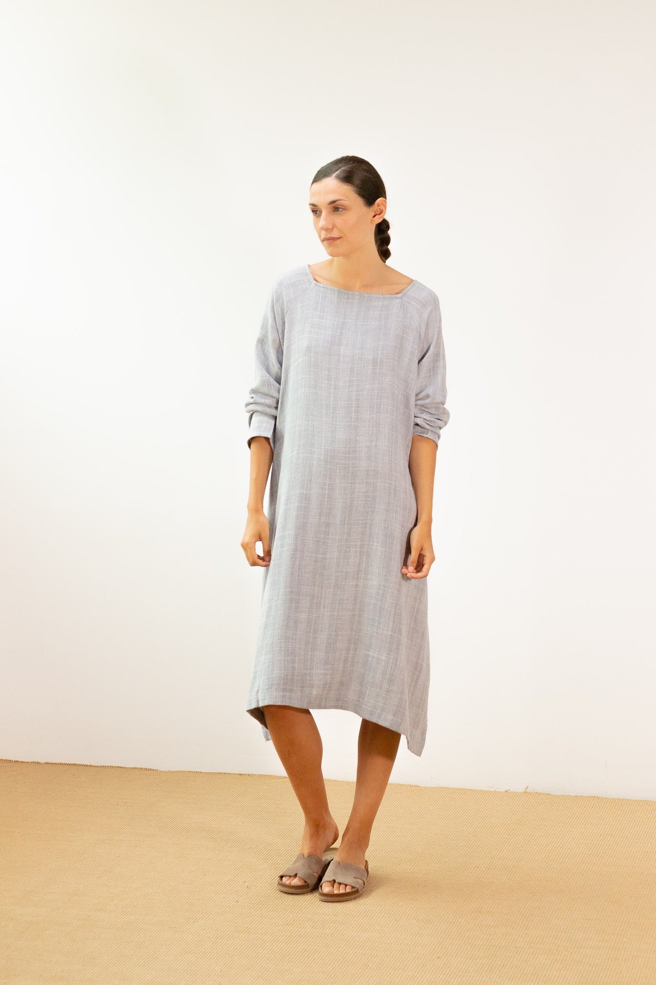 Vestido Azul Mesclado 2601203