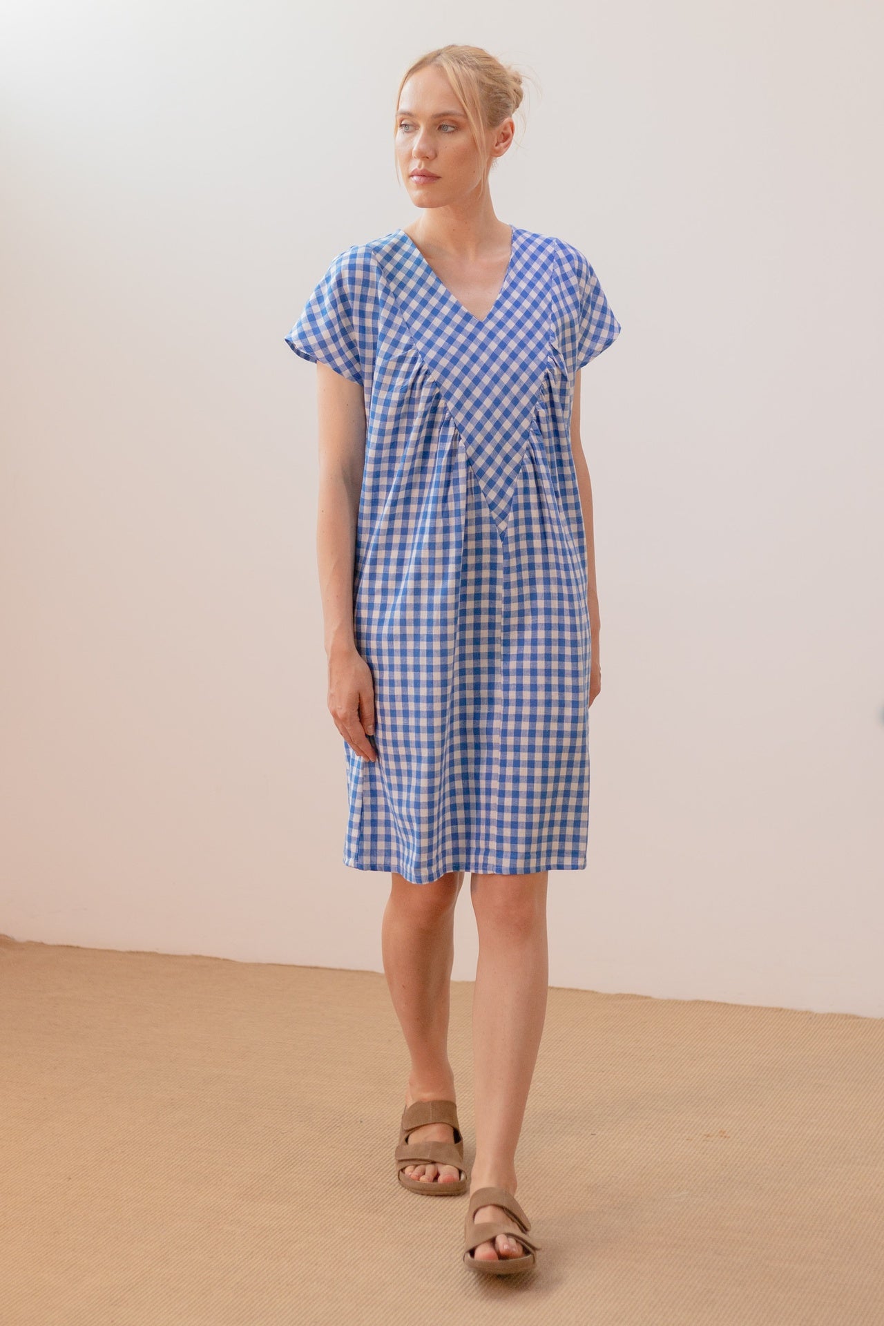 Vestido Vichy Azulón