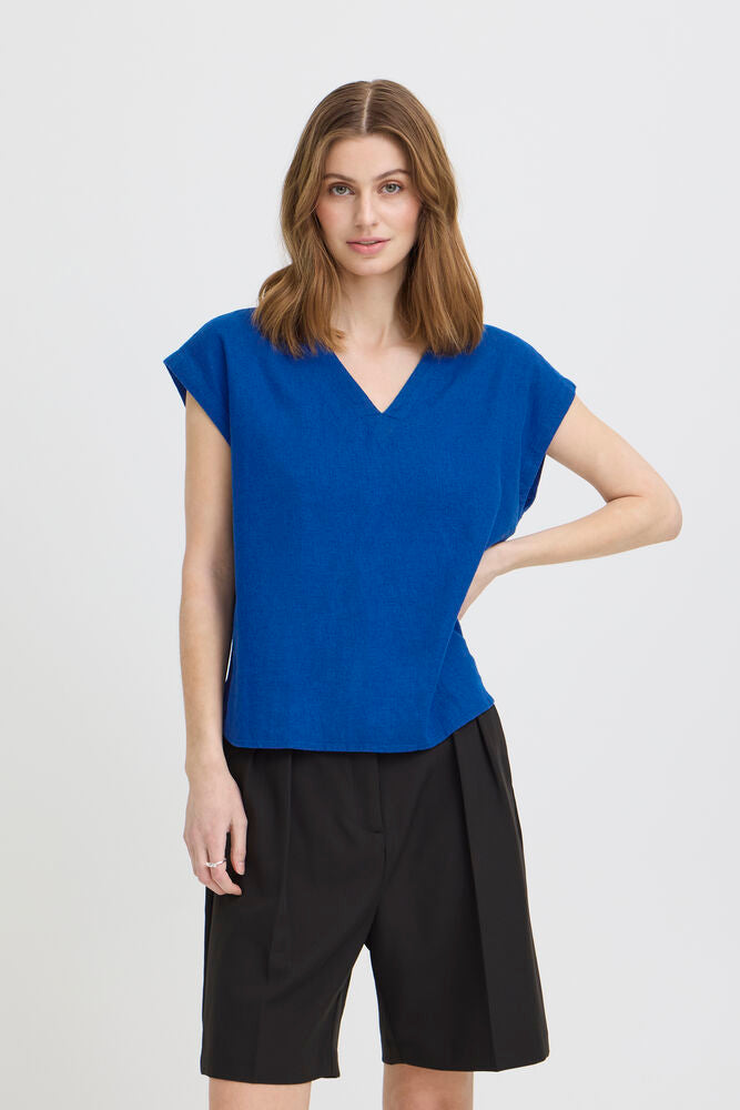 Blusa IHLINNO SS Sodalite Azul