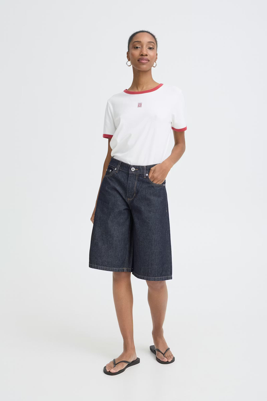 Bermuda IHKIRSTEN Denim Athentic Blue