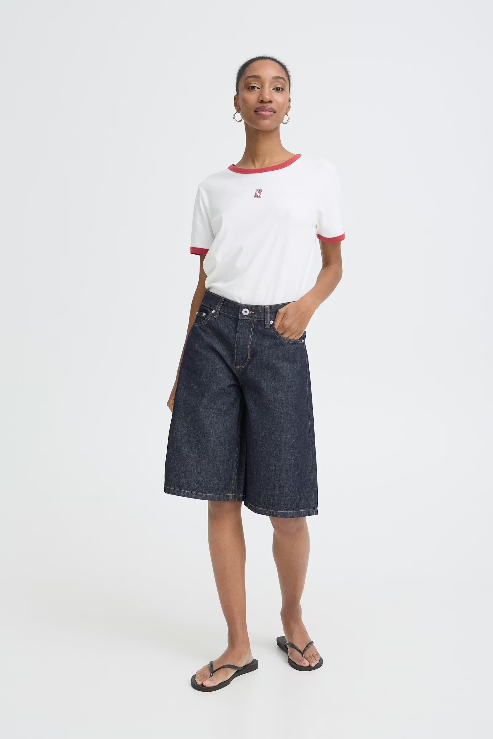 Bermuda IHKIRSTEN Denim Athentic Blue