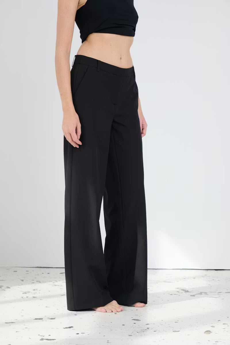 Pantalón Ihfava Wide Pa Negro