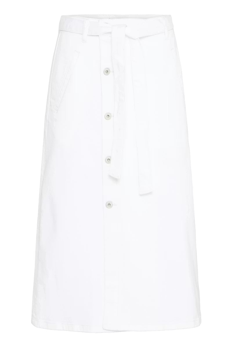 Falda IHZIGGY Denim Blanca