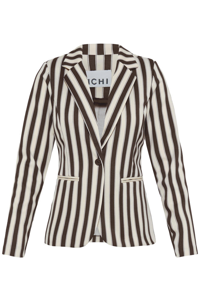 Blazer Rayas Marrón Ihkate Print BL33