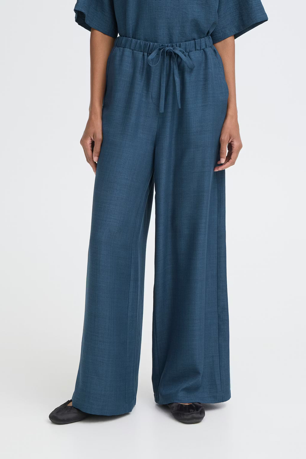 Pantalón Ihkatico Pa Azul Marino Jaspeado
