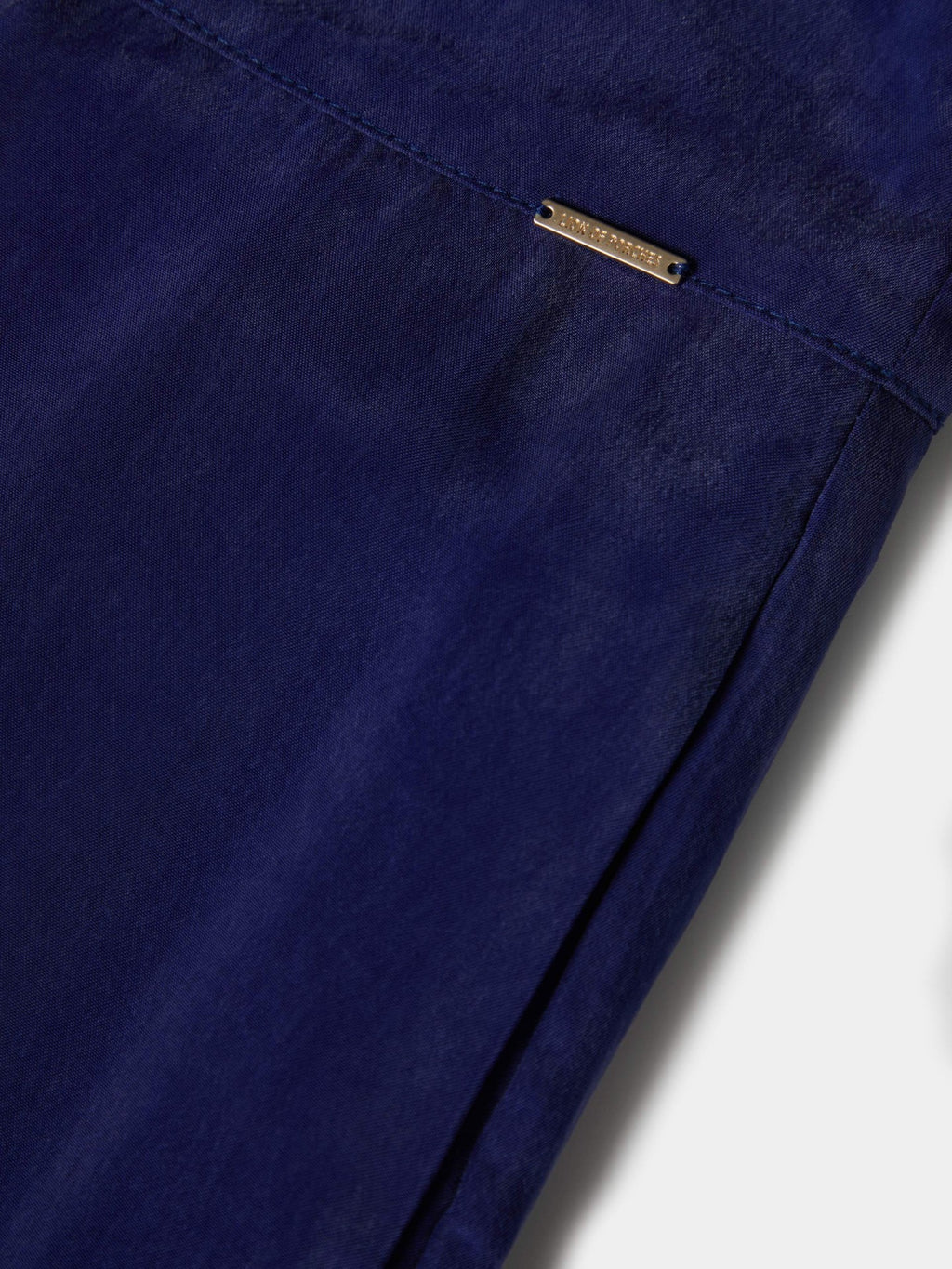 Pantalones anchos de cupro