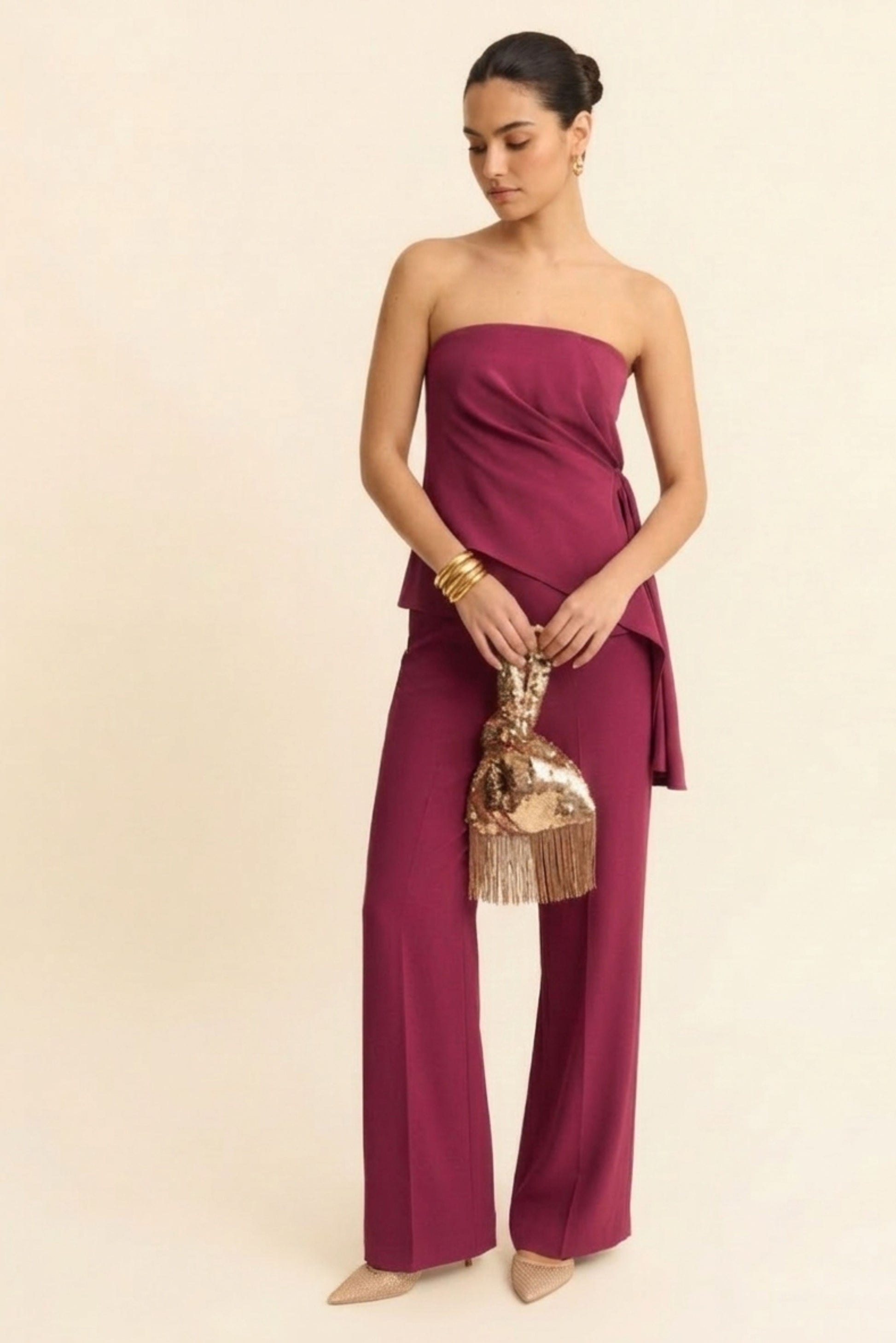 Conjunto Top + Pantalones Emmnido Ciclamen