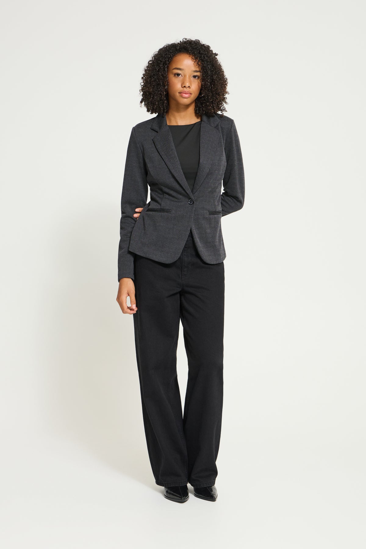 Blazer IHKATE ICHI - gris jaspeado