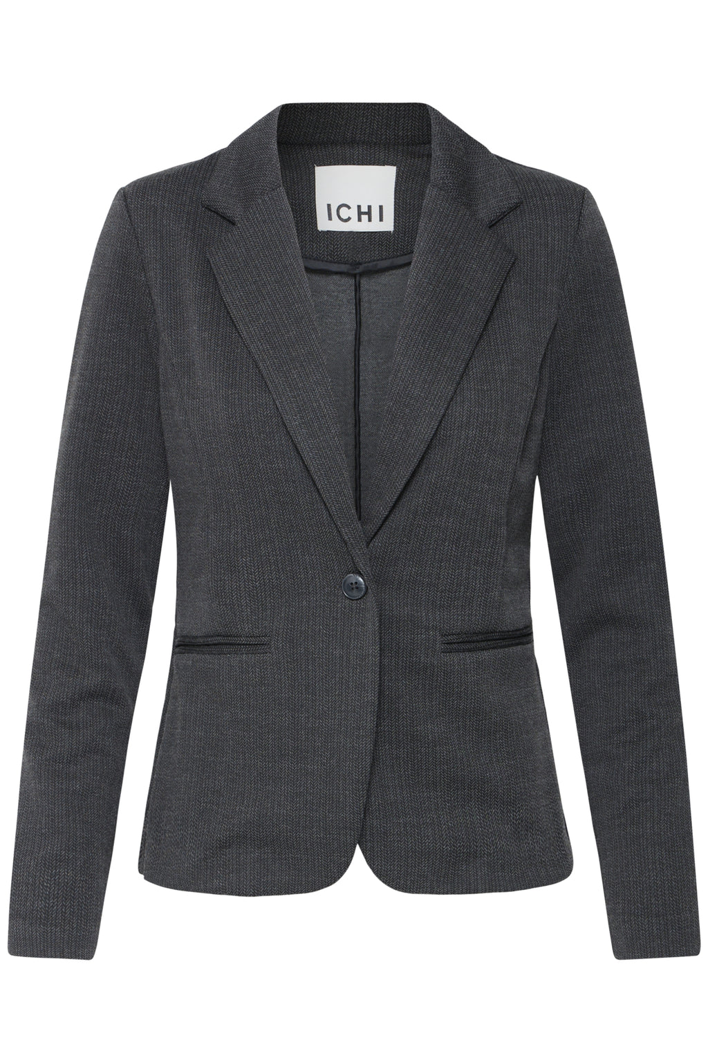Blazer IHKATE ICHI - gris jaspeado (grey melange)