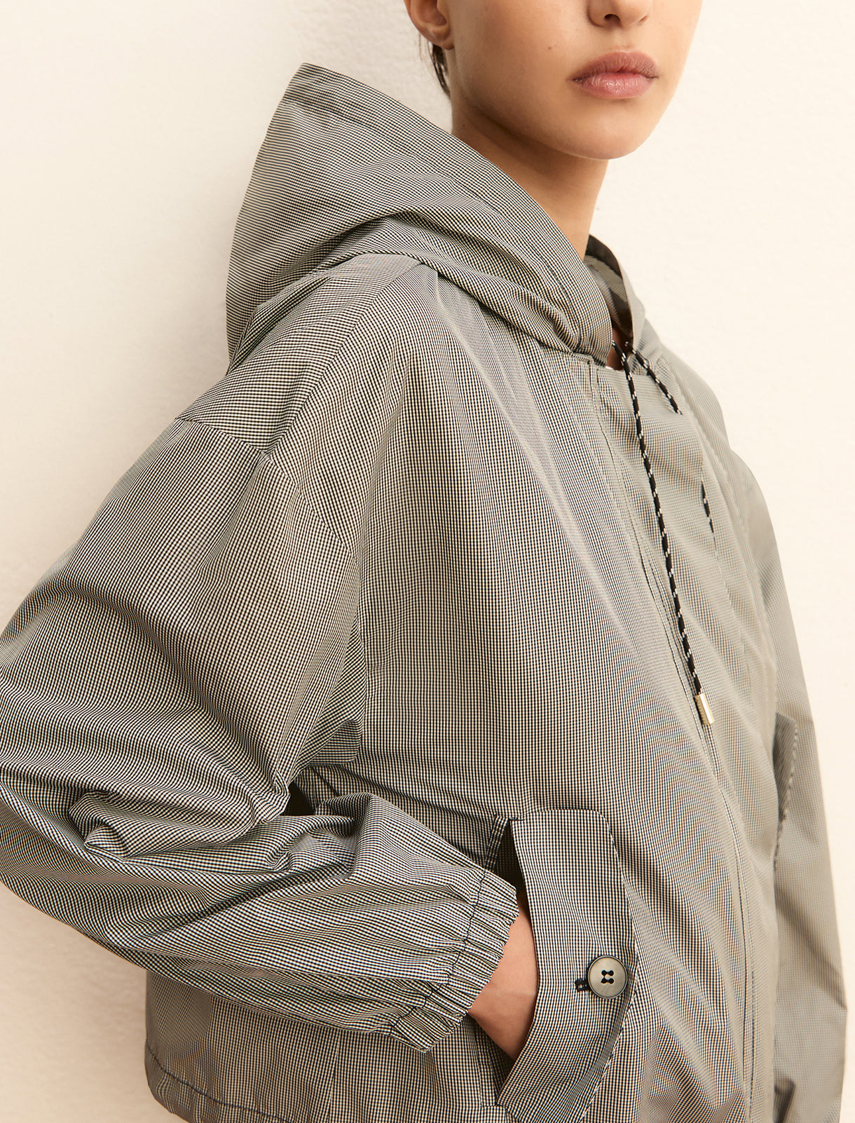 Parka Corta Emmzamia Estampado Cuadros