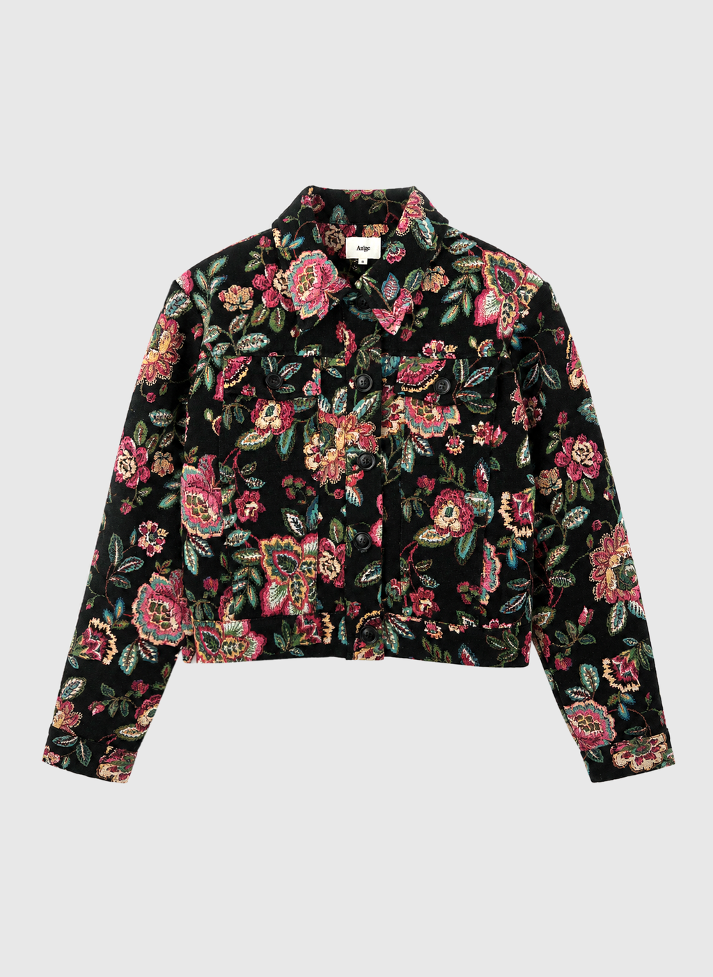 Chaqueta Halino negra AN'GE
