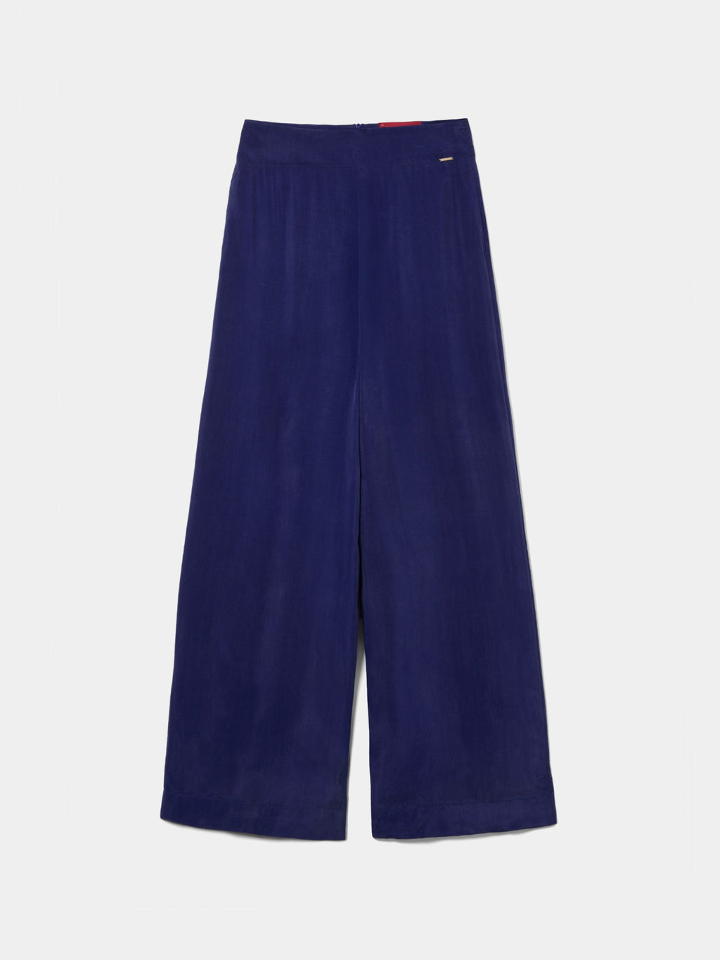 Pantalones anchos de cupro