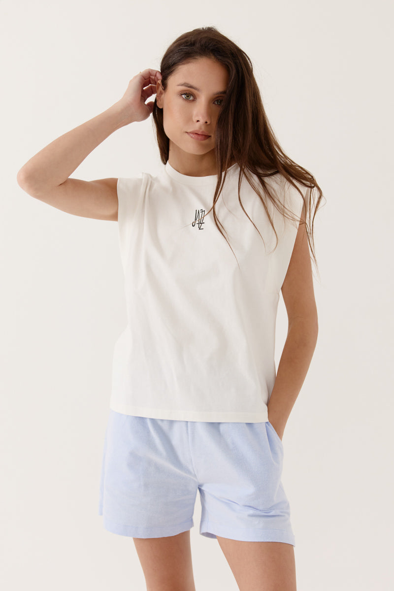 Aysoria Cream T-shirt