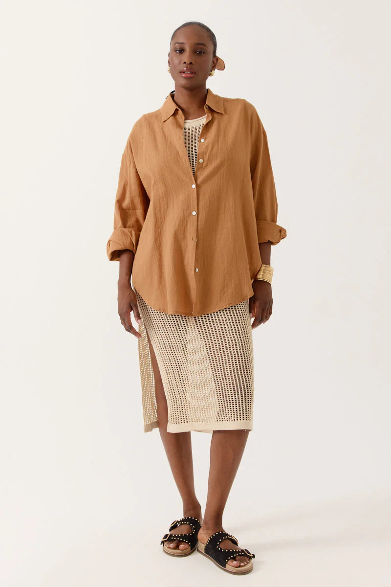Camisa Yerina Caramel