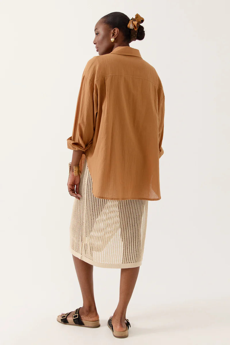 Camisa Yerina Caramel