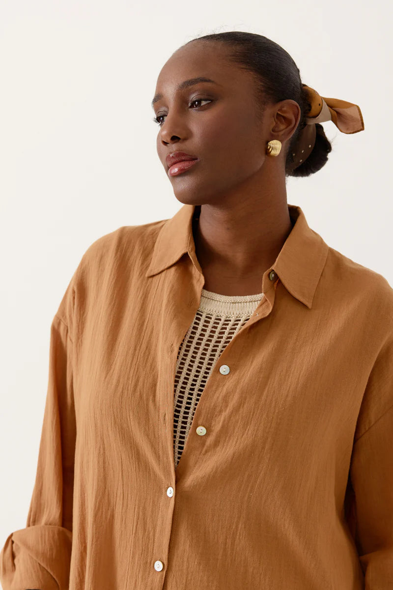 Camisa Yerina Caramel