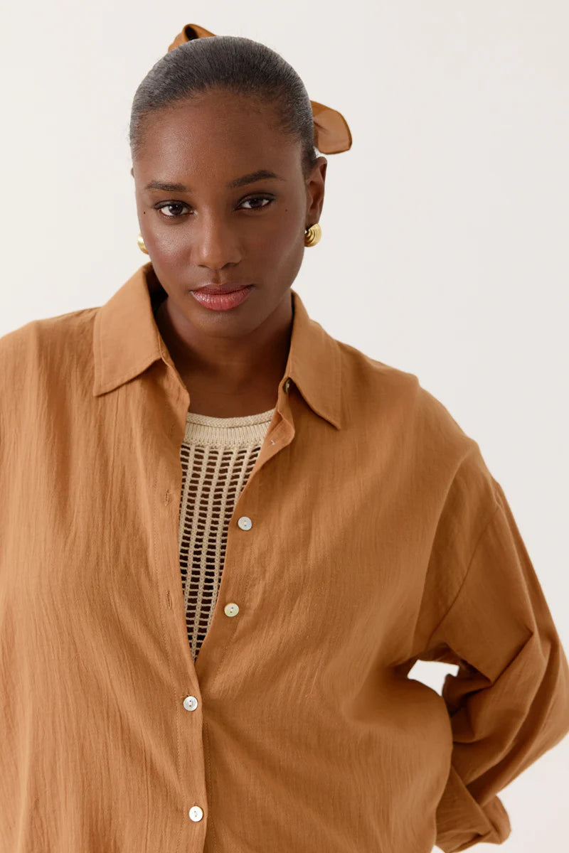 Camisa Yerina Caramel