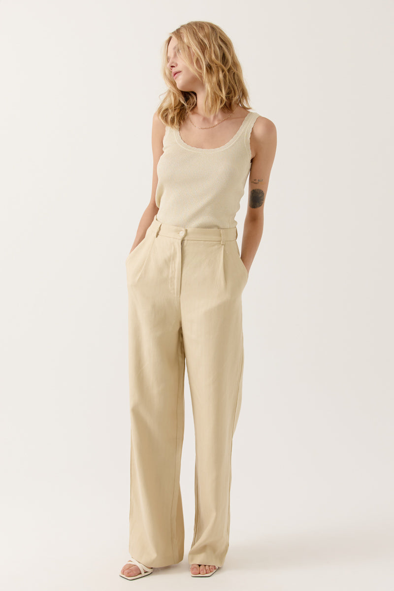 Pantalón Helene Beige