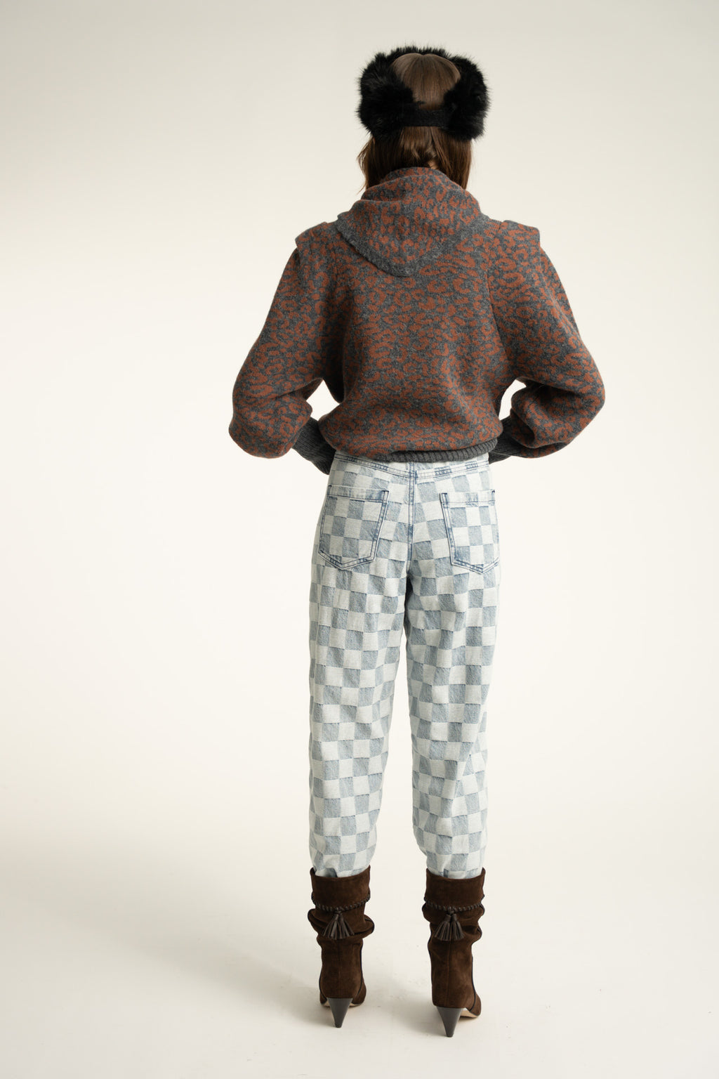 Pantalón de cuadros vaqueros