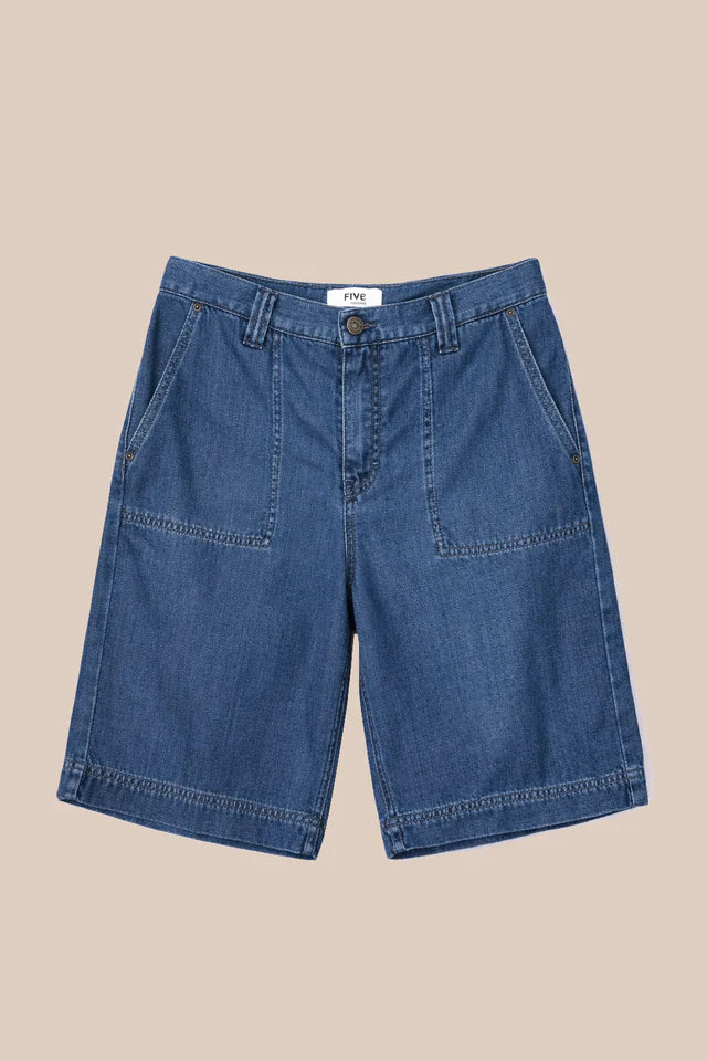 Bermudas Vaqueras Sidonie Azul Medio