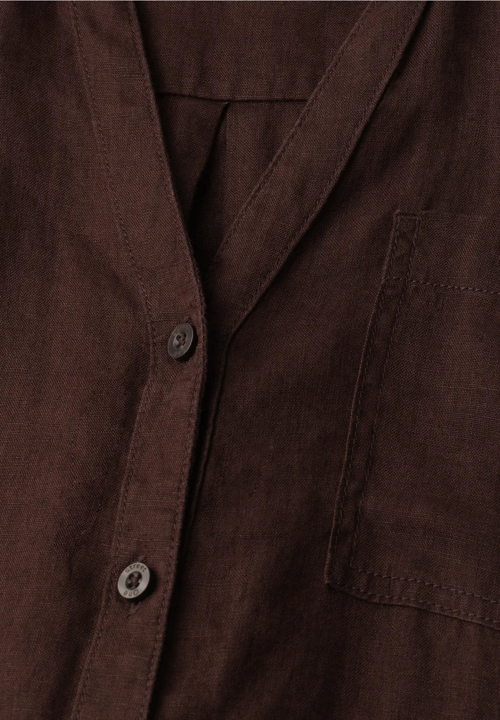 Vestido Collar Espresso Brown
