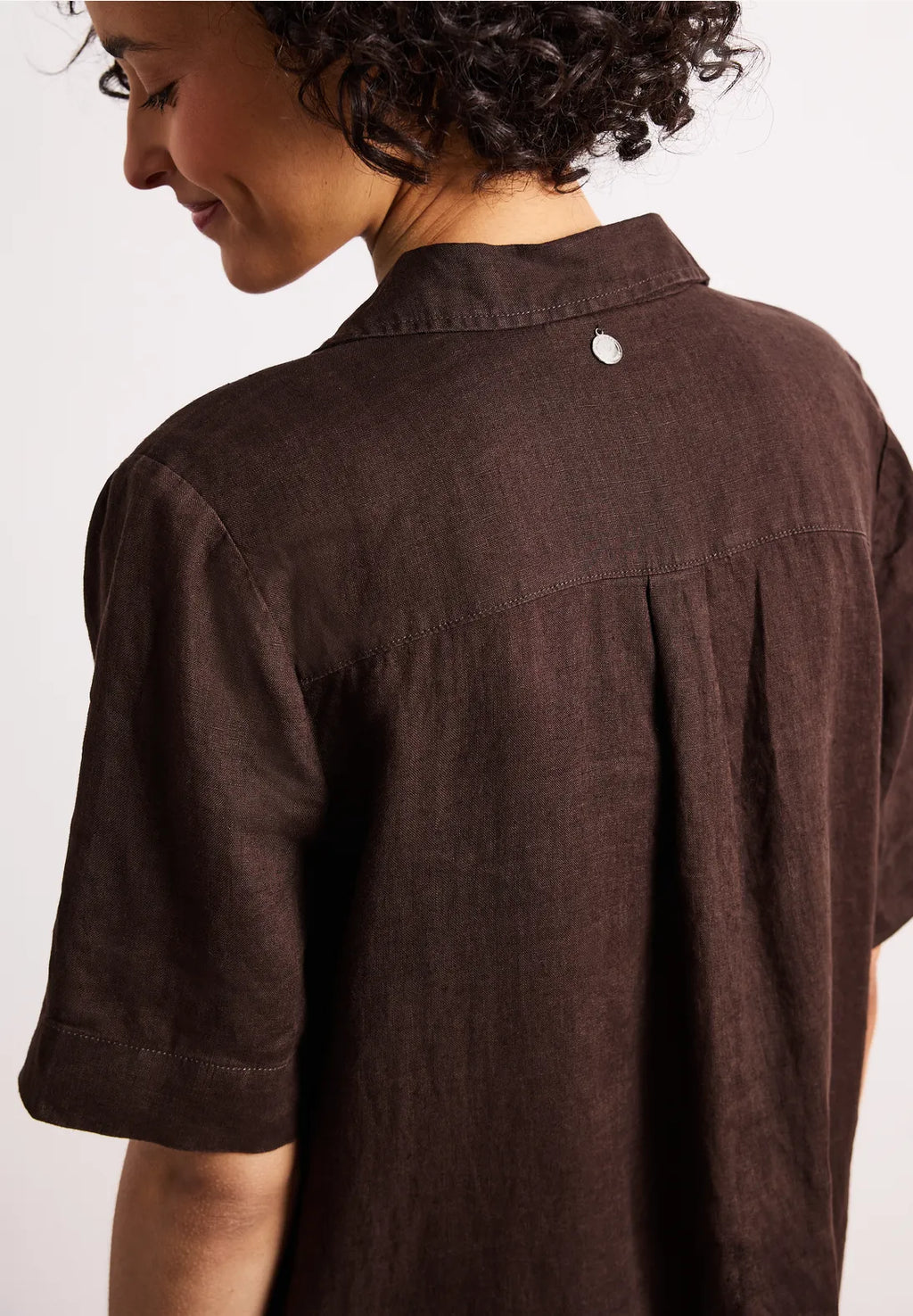Vestido Collar Espresso Brown