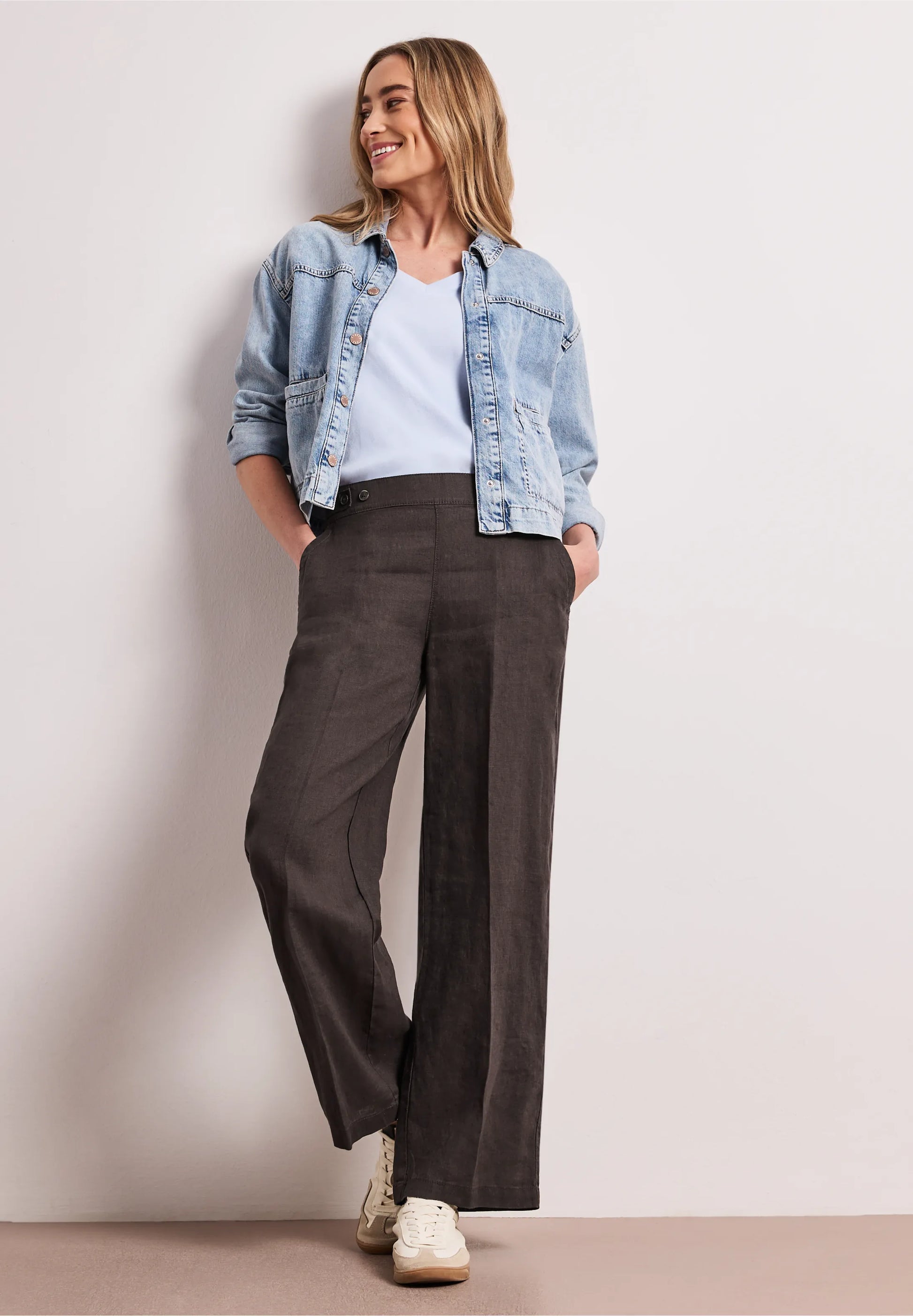 Pantalón Ancho Espresso Brown