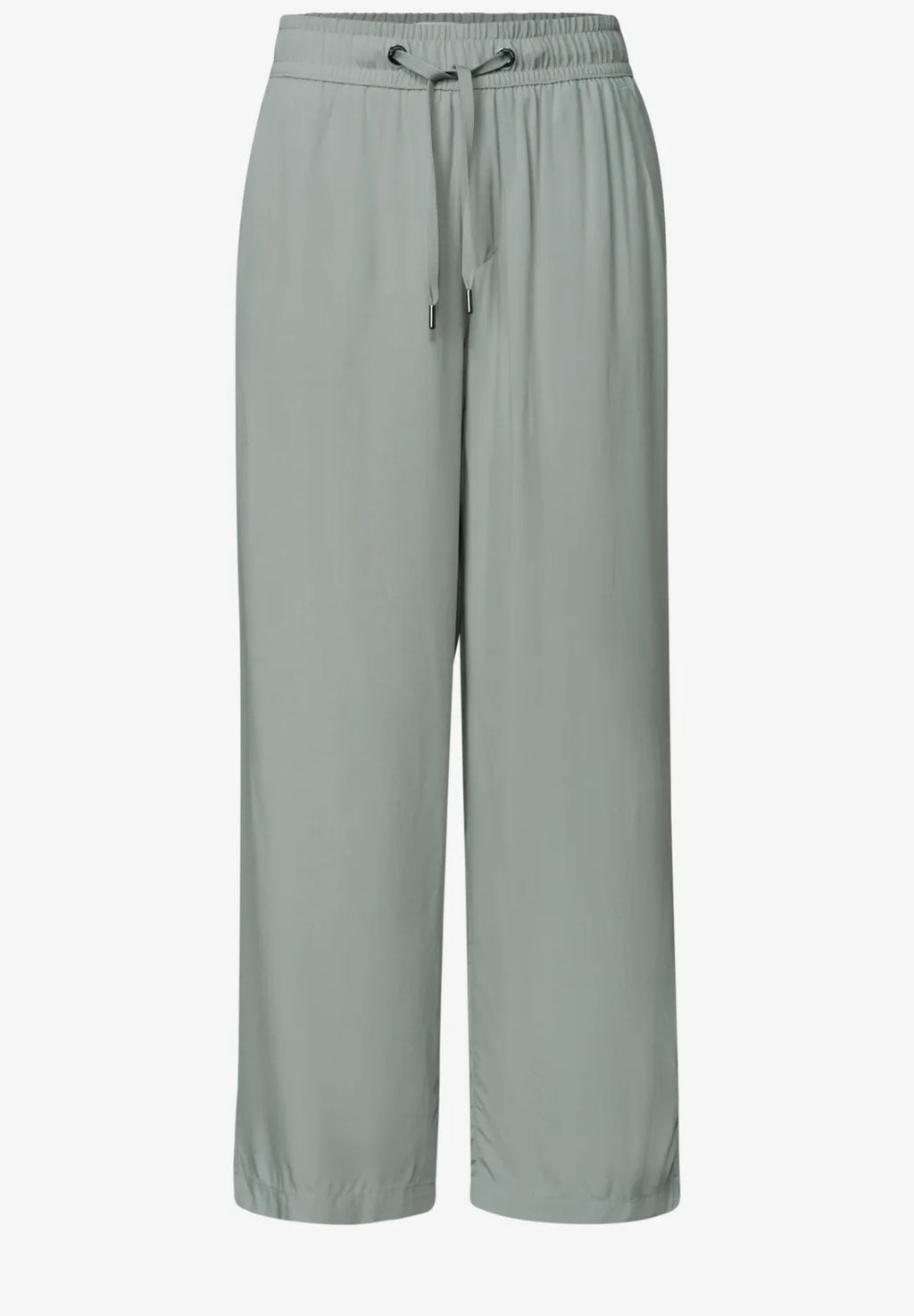 Pantalón Ancho Verde Menta Oscuro