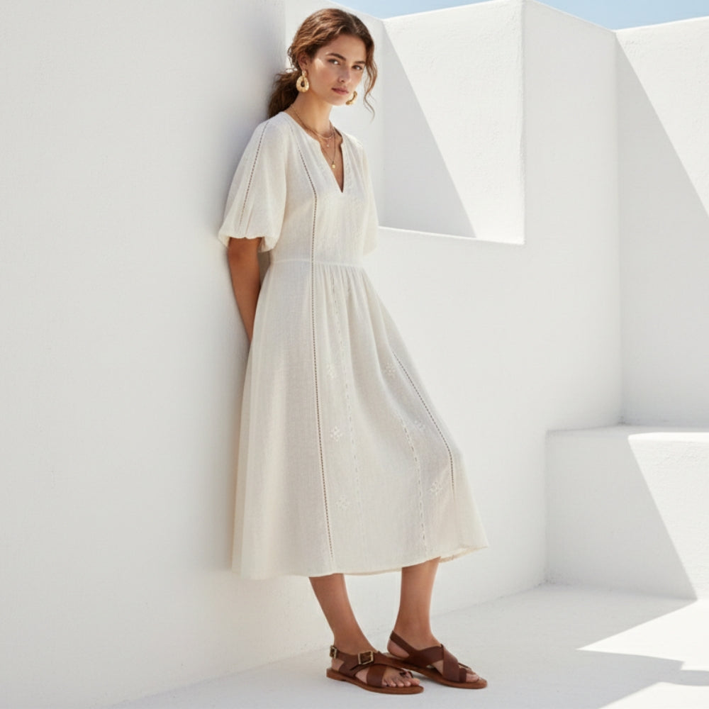 Sandalia Cuero Plana Anne