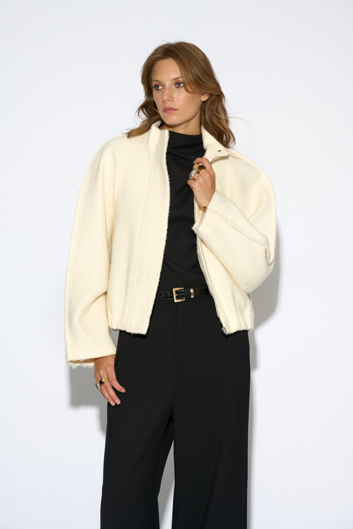 Bomber Colorado crudo - vista frontal