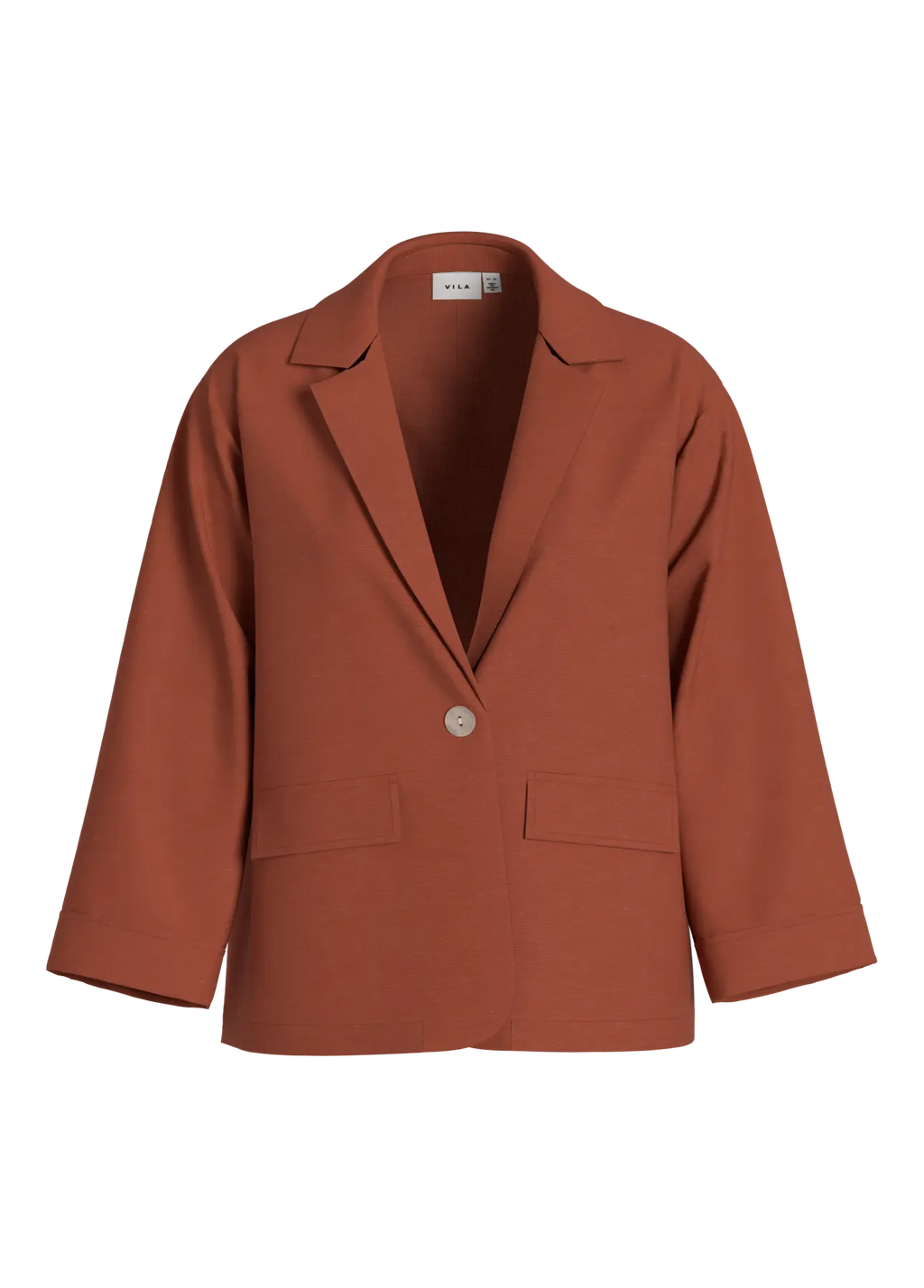Blazer Viprisilla Manga 7/8 Terracota Oscura