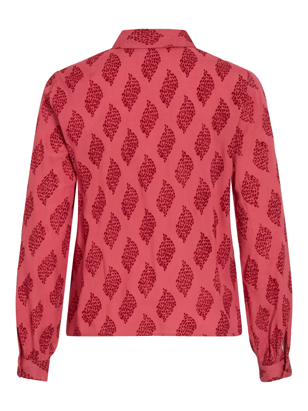 Camisa Vimorana Manga Larga Rojo Berry